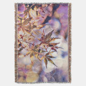 Kleurrijke Herfstbladeren met herfstkleuren waterv Deken (Voorkant Verticaal)