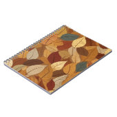 Kleurrijke herfstbladeren notitieboek (Linkerzijde)