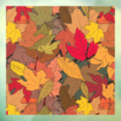 Kleurrijke herfstbladeren raamsticker (Vel 3)