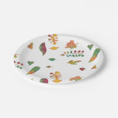 Kleurrijke Herfstbladeren Schilderen Papieren Bord (Gekanteld)