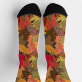 Kleurrijke herfstbladeren sokken (Top)