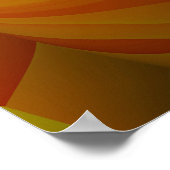 Kleurrijke herfstboom  poster (Hoek)