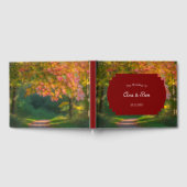 Kleurrijke herfstdag bruiloft gastenboek (Volledig)