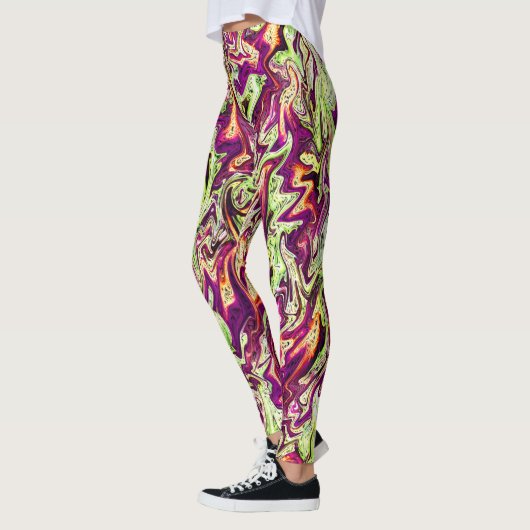Kleurrijke herfstkleuren... leggings (Links)