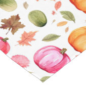 Kleurrijke herfstpompoenen Elegant Korte Tafelloper (Hoek)