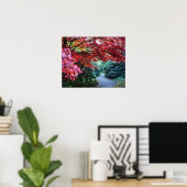 Kleurrijke herfsttuinwandeling poster (Thuiskantoor)