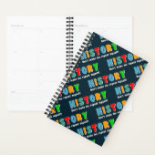 Kleurrijke herhalingsgeschiedenis planner (Display)