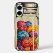 Kleurrijke hersenspecerijen Case-Mate iPhone case (Achterkant)
