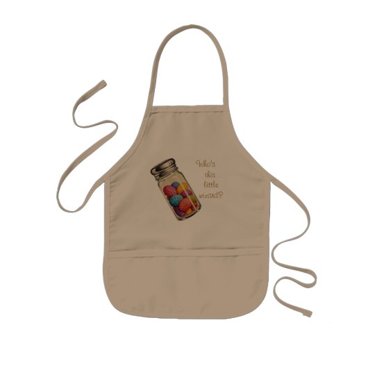 Kleurrijke Hersenspecerijen Schort (Kinder) (Voorkant)