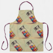 Kleurrijke Hersenspecerijen Schort (Tegelontwerp) (Voorkant)