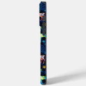 Kleurrijke Herten Kerstboom Bos Star Sneeuwvlokken Case-Mate iPhone Case (Achterkant / Links)