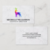 Kleurrijke herten Logo Visitekaartje (Voorkant / Achterkant)