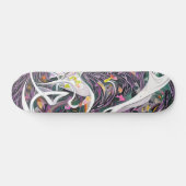 Kleurrijke het Schilderen Curven Abstracte Kunst Persoonlijk Skateboard (Horizontaal)