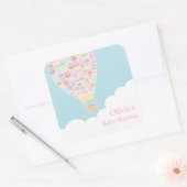 Kleurrijke Hete Luchtballon Baby shower Stickers (Envelop)