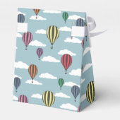 Kleurrijke heteluchtballonnen bedankdoosjes (Achterkant)