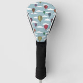 Kleurrijke heteluchtballonnen golfheadcover (Voorkant)