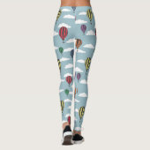 Kleurrijke heteluchtballonnen leggings (Achterkant)