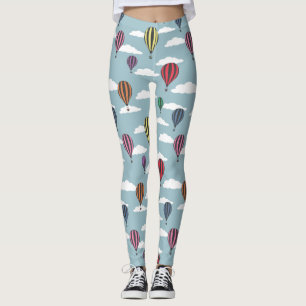 Kleurrijke heteluchtballonnen leggings