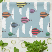 Kleurrijke heteluchtballonnen theedoek (Gevouwen)