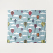 Kleurrijke heteluchtballonnen wandkleed (Voorkant (horizontaal))