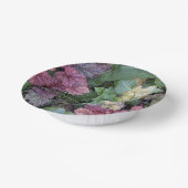 Kleurrijke Heuchera Plant bladeren botanisch Papieren Kommen (Gebogen)