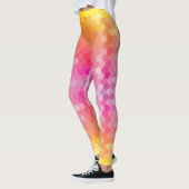 Kleurrijke Hexagon Patroon Leggings – Bright Yoga (Links)