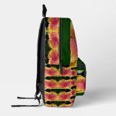 Kleurrijke Hibiscus bloem close-up gepersonaliseer Bedrukte Rugzak (Links)