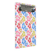 Kleurrijke hibiscus, patroon van bloemen mini klembord (Schuin)