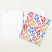 Kleurrijke hibiscus, patroon van bloemen planner (Display)