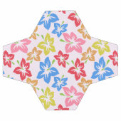 Kleurrijke hibiscus, patroon van bloemen voetbal (Enkel)