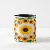 Kleurrijke Hibiscus & Plumeria Mok (Midden)