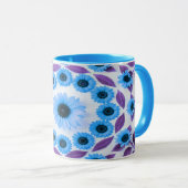 Kleurrijke Hibiscus & Plumeria Mok (Voorkant rechts)