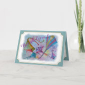 KLEURRIJKE HIGH FLYING KITES BEDANKT (Voorkant)