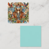 Kleurrijke hippe Kaart Notitiekaartje (Voorkant / Achterkant)