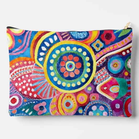 Kleurrijke Hippie Abstract Etui (Achterkant)