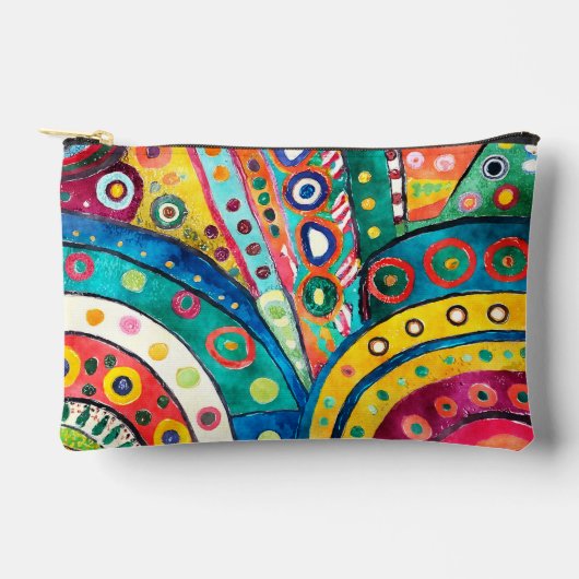 Kleurrijke Hippie Abstract Etui (Voorkant)