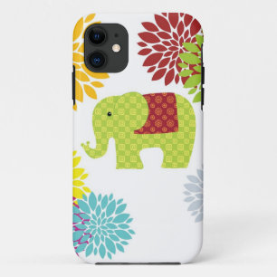  kleurrijke Hippie Elephant Flower Power Case-Mate iPhone Case