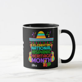 Kleurrijke HISPANIC HERITAGE MAAND Mok