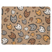 Kleurrijke hoeken en zwenpatronen op schoot journal (Buitenkant)