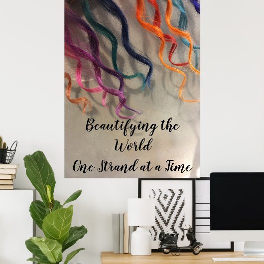 Kleurrijke hoeken poster (Thuiskantoor)