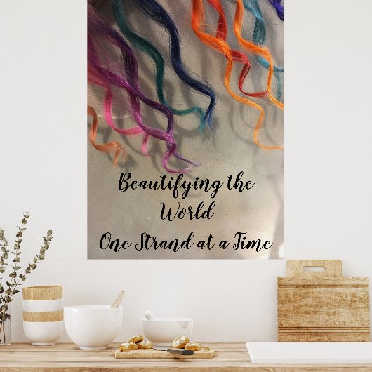 Kleurrijke hoeken poster (Keuken)