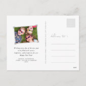 Kleurrijke Hoera Sterren 2025 Kalender Nieuwjaar F Feestdagenkaart (Achterkant)