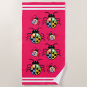 Kleurrijke hoezen strandlaken (Voorkant)