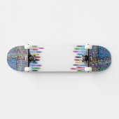 Kleurrijke hogesnelheidsnetwerkkabels Skateboard (Horizontaal)