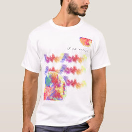 Kleurrijke Holi Splatter T-shirt voor Heren