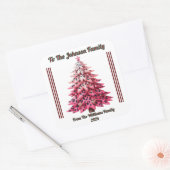 Kleurrijke Holiday Gift Wrap Sticker (Envelop)