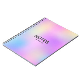 Kleurrijke holografische achtergrond nr. 3 notitieboek