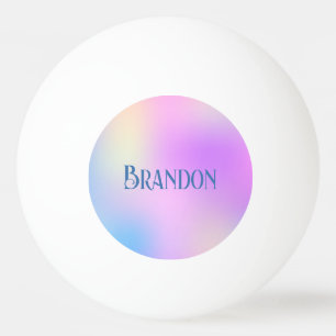 Kleurrijke holografische achtergrond pingpongbal