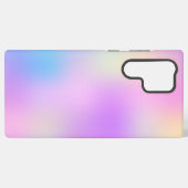 Kleurrijke holografische achtergrond samsung galaxy hoesje (Achterkant horizontaal)