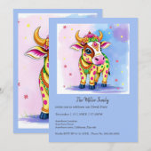 Kleurrijke Holy Diwali Koeien in feestelijke vermo (Voorkant / Achterkant)